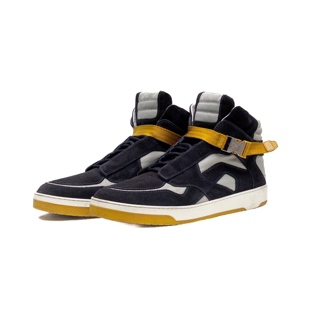 Louis Vuitton Suede Men's‎ Tower Sneaker High-Top Trainers - Size US 11 - Navy